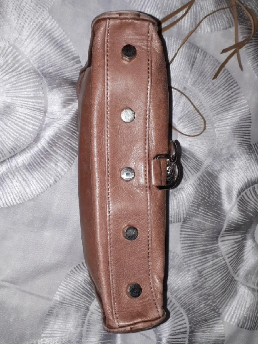 Rebecca Minkoff Cognac Leather MAC Crossbody with Silver Hardware - Picture 9 of 15